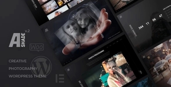 Ashade – Photography WordPress Theme 9.1