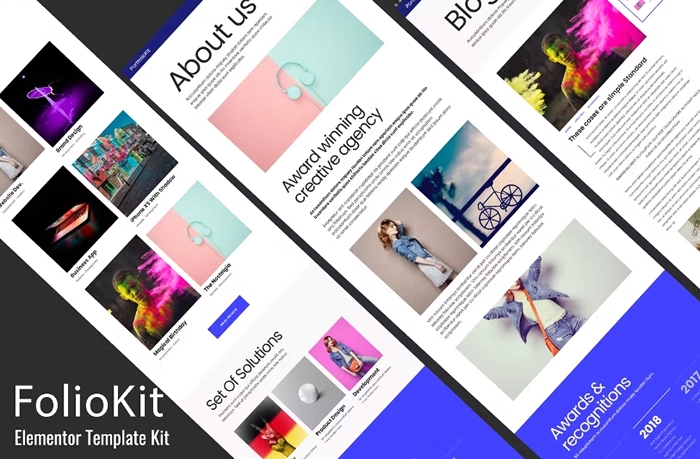 Foliokit – Personal Portfolio Elementor Template Kit 1.0.0