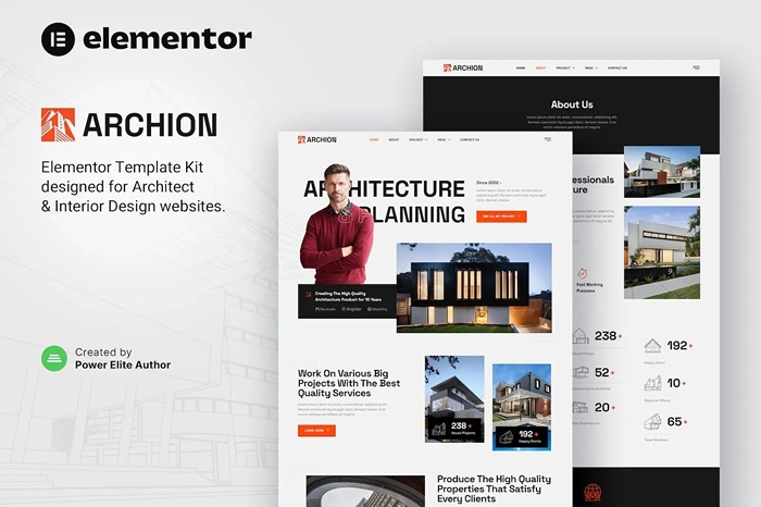 Archion – Architect & Contractor Elementor Template Kit 1.0.0