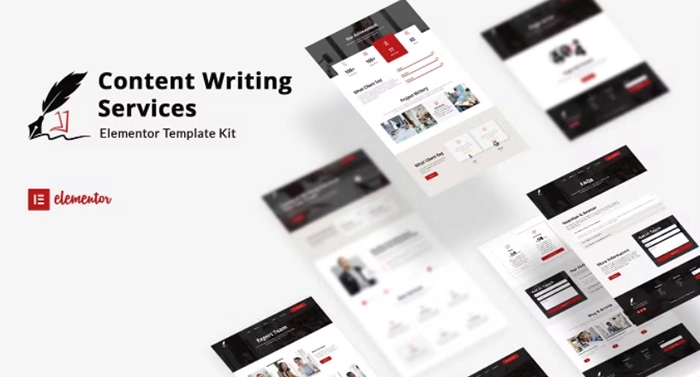 Writery – Content Writer Service Elementor Template Kit 1.0.0