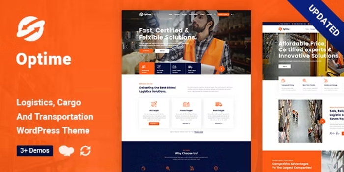 Optime – Logistics & Transportation WordPress Theme 1.0.2