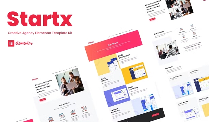 Startx – Creative Agency Elementor Template Kit 1.0.0