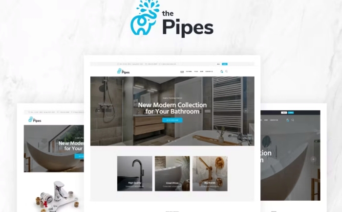 The Pipes – Plumber and Builder WordPress Theme 2.4