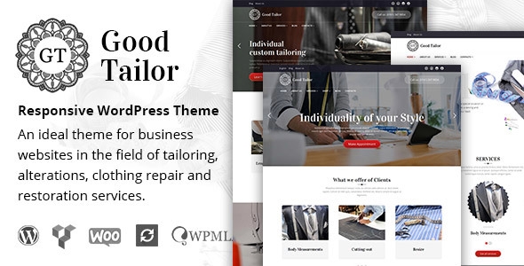 Good Tailor – Fashion & Tailoring Services WordPress Theme 1.5.2