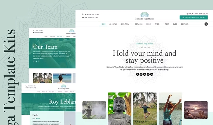 Namaste – Yoga & Fitness Elementor Template Kit 1.0.0