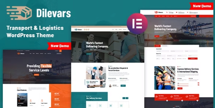 Dilevars - Transportation & Logistics WordPress Theme 1.0.7