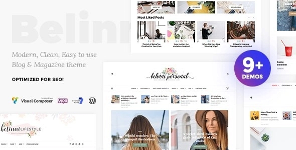 Belinni – Multi-Concept Blog / Magazine WP Theme 1.5.1