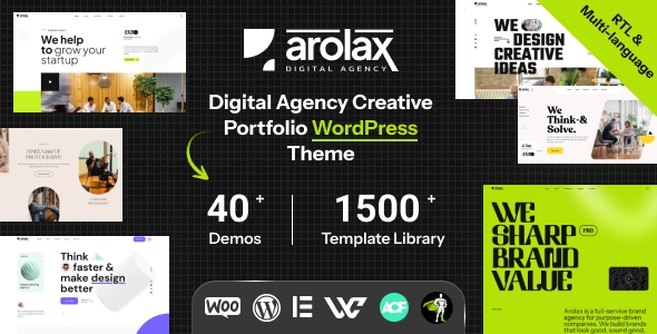 Arolax – Creative Digital Agency Theme 2.0.1