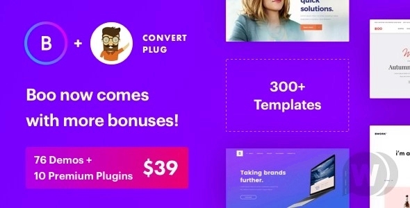 Boo – Multipurpose WordPress Theme 3.8.4