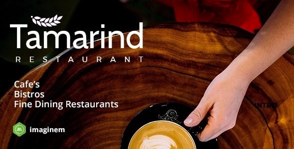 Tamarind Restaurant Theme for WordPress 2.0