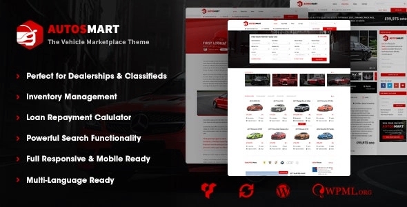 AutosMart - Automotive Car Dealer WP Theme 1.0.4