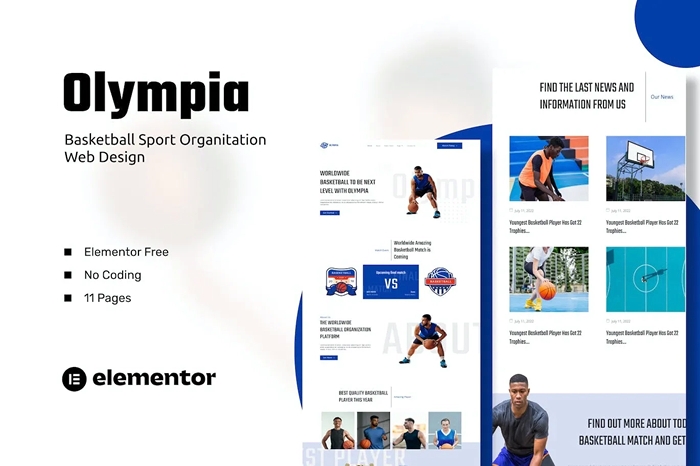 Olympia – Basketball Sport Organization Template Kits 1.0.0