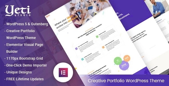 Yeti – Portfolio Responsive WP Theme 1.0.0