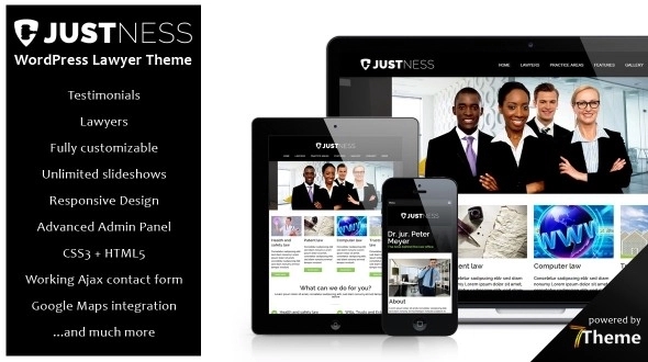 Justness - Lawyer & Attorneys WP Theme 1.09