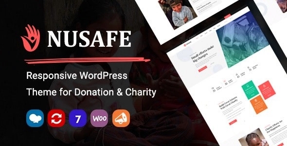 Nusafe – Responsive WordPress Theme for Donation & Charity 1.22