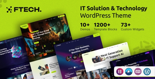 Ftech – IT Solution & Technology WordPress 1.0.2