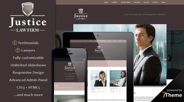 Justice - Lawyer WordPress Theme 1.12