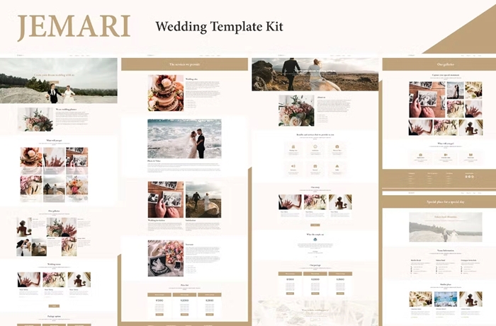 Jemari – Wedding Elementor Template Kit 1.0.0