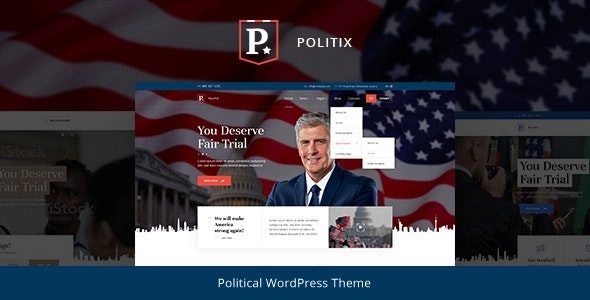 Politix – Political Campaign WordPress Theme 1.0.3