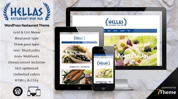 Hellas – Greek Restaurant WordPress Theme 1.07