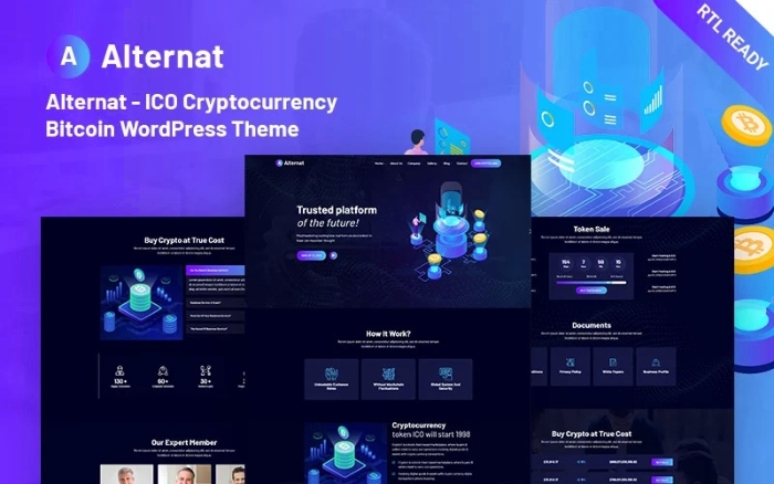 Alternat – ICO Cryptocurrency Responsive Bitcoin 1.0.0
