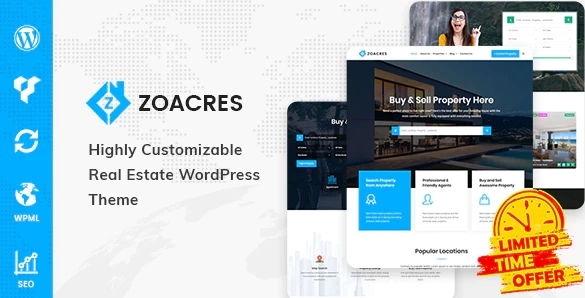 Zoacres - Real Estate WordPress Theme 1.1.0