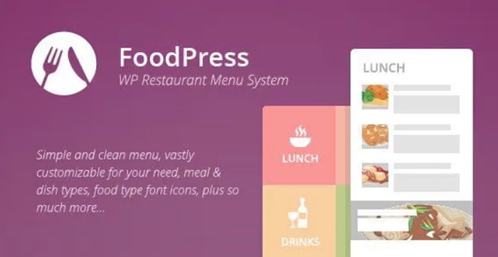 Foodpress Restaurant Menu & Reservation Plugin 1.5.3