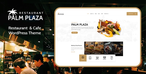 Palmplaza – Restaurant & Cafe WordPress Theme 1.0.6