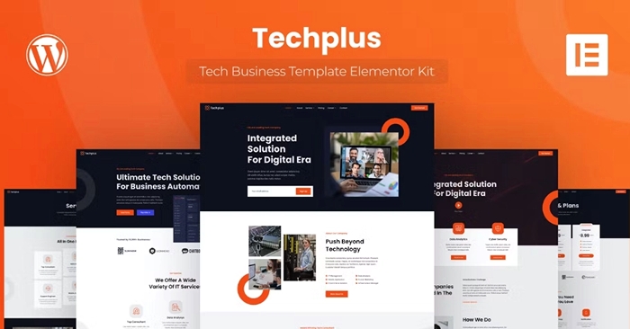 Techplus – Tech Business Elementor Template Kit 1.0.0
