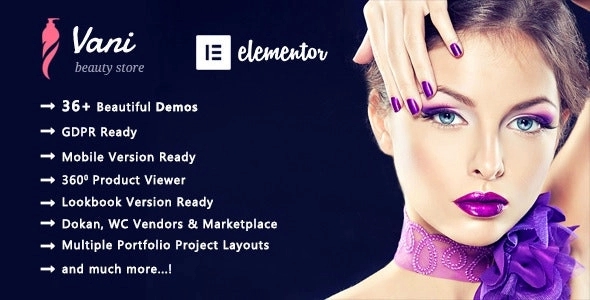 Vani - Cosmetic Beauty WooCommerce WP Theme 2.1.4