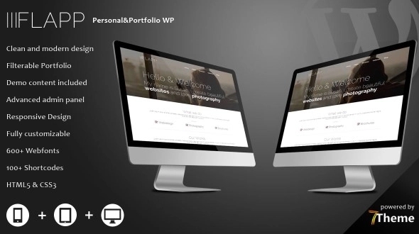 Flapp – Portfolio WordPress Theme 1.1