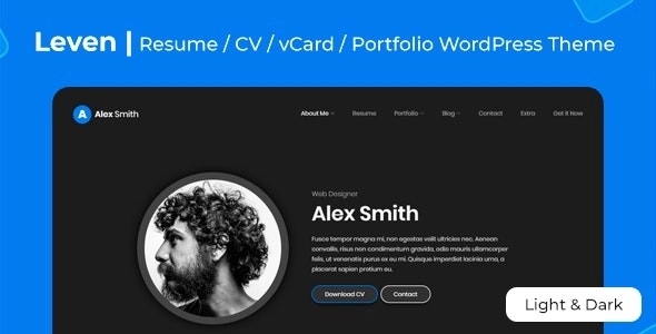 Leven – CV/Resume Theme 1.8.1