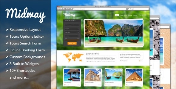 Midway – Responsive Travel WP Theme 3.12