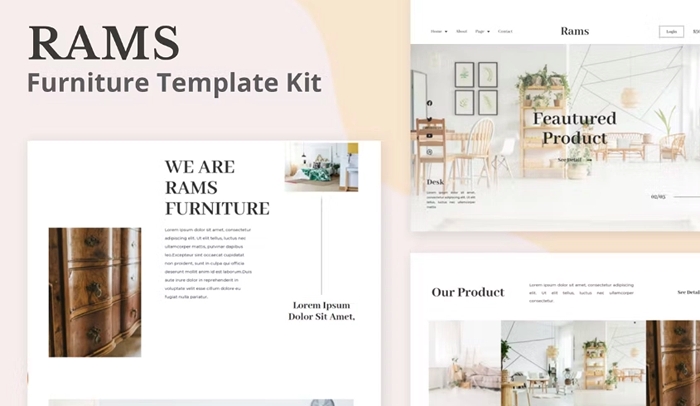 Rams – Furniture eCommerce Elementor Template Kit 1.0.0