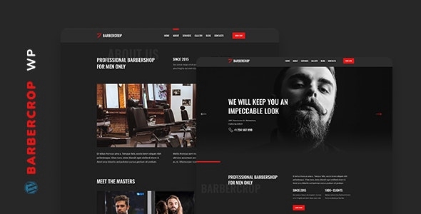 Barbercrop – Hairdressing WordPress Theme 1.0