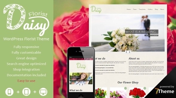 Daisy - Florist WordPress Theme 1.08