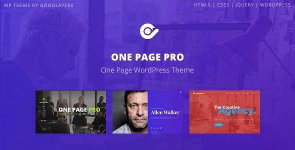 One Page Pro – Multi Purpose OnePage WP Theme 1.2.2