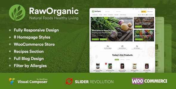 RawOrganic - Healthy Food Store 1.0.4