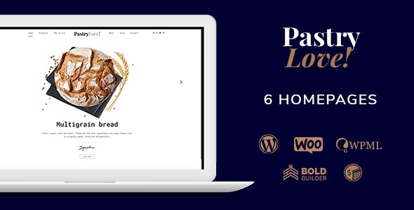 Pastry Love – Bakery & Cake Shop WordPress Theme 1.2.9