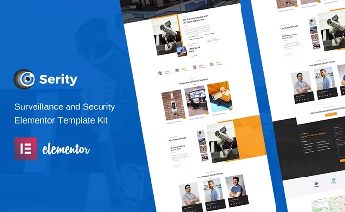 Serity – CCTV & Security Cameras Elementor Template Kit 1.0.0