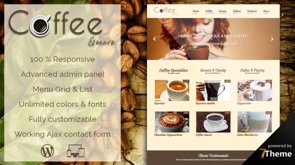Coffee – Barista and Coffee Bar WP Theme 2.18