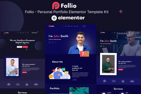 Follio – Personal Portfolio Elementor Template Kit 1.0.0