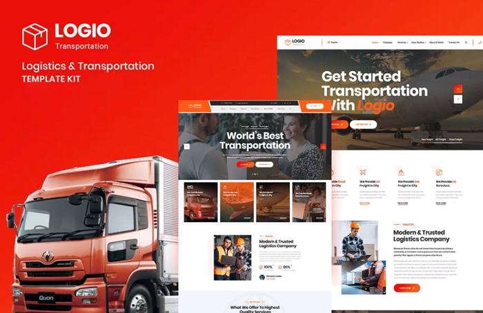 Logio – Logistics & Transportation Elementor Template Kit 1.0.0
