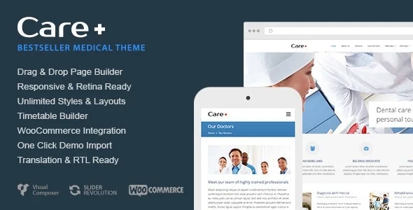 Care – Medical and Health Blogging WordPress Theme 4.9.4