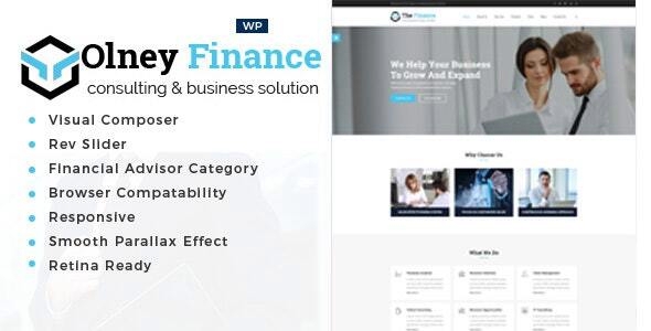 Olney Finance β Business Consulting WordPress Theme 2.6