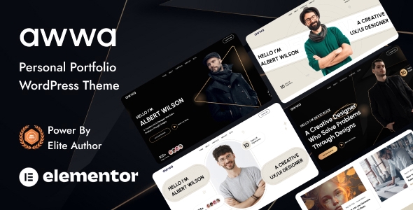 Awwa – Portfolio WordPress Theme 1.0