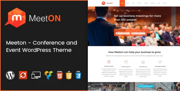 Meeton – Conference & Event WordPress Theme 3.2