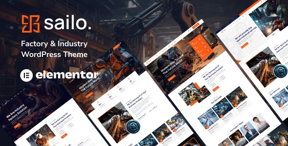 Sailo – Factory & Industry WordPress Theme 1.0
